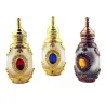 Flacon de parfum ancien - verre dépoli - cristal - avec compte-gouttes en verre - 15 ml