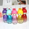 Glass perfume bottle - empty container - doll / girl design - with atomizer - 20 ml - 5 piecesPerfumes