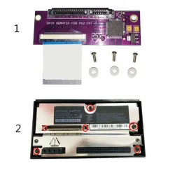 SATA-adapter - oppgradering for Playstation 2 - original nettverksadapter
