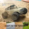 CarrosCamión todoterreno RC - control remoto - batería - faros LED - 4WD - 40km/h