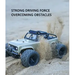 RC offroad lastebil - fjernkontroll - batteri - LED frontlykter - 4WD - 40km/t