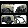 RC offroad lastebil - fjernkontroll - batteri - LED frontlykter - 4WD - 40km/t