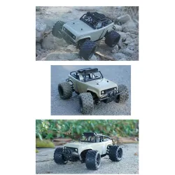 RC offroad lastebil - fjernkontroll - batteri - LED frontlykter - 4WD - 40km/t