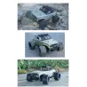 RC offroad lastebil - fjernkontroll - batteri - LED frontlykter - 4WD - 40km/t