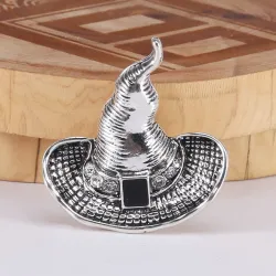 Chapeau de sorcière métal - Broche Halloween