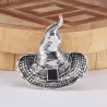 Metal heksehat - Halloween broche