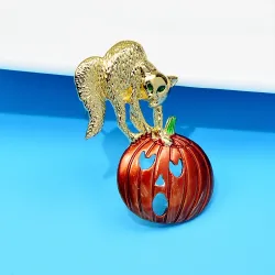 BrochesBroche gato / calabaza