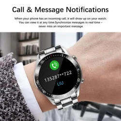 LIGE - sportowy Smart Watch - Android - IOS - tętno - ciśnienie krwi - wodoodpornyInteligentne zużycie