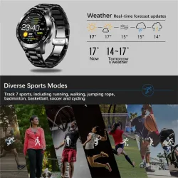 LIGE - sportowy Smart Watch - Android - IOS - tętno - ciśnienie krwi - wodoodpornyInteligentne zużycie