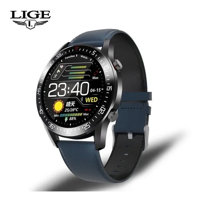 LIGE - Smart Watch sportivo - Android - IOS - frequenza cardiaca - pressione sanguigna - impermeabile