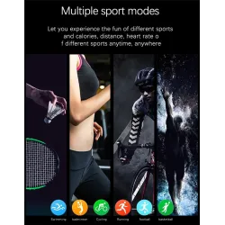 LIGE - Smart Watch sportivo - Android - IOS - frequenza cardiaca - pressione sanguigna - impermeabile