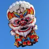 Cerf-volant de lion 3D coloré - avec poignée / ligne