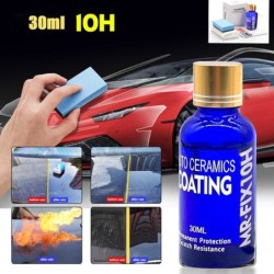 30ml - 10H - cuidados com a pintura do carro / moto - líquido de polimento - revestimento vitrocerâmico - hidrofóbico
