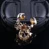 BrochesBroche de escorpión de cristal