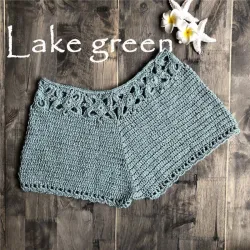 LenceríaMini shorts de ganchillo sexys