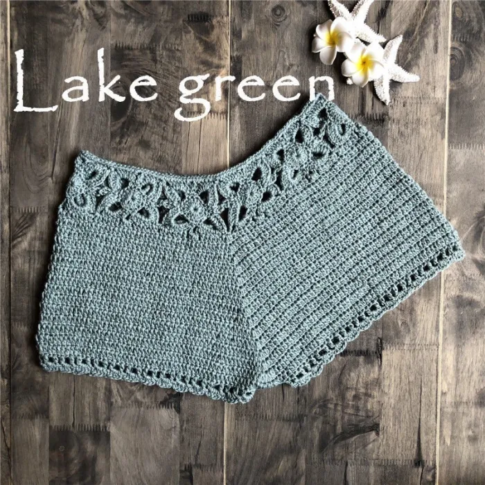 LenceríaMini shorts de ganchillo sexys