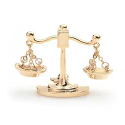 Vægten konstellation - metal broche