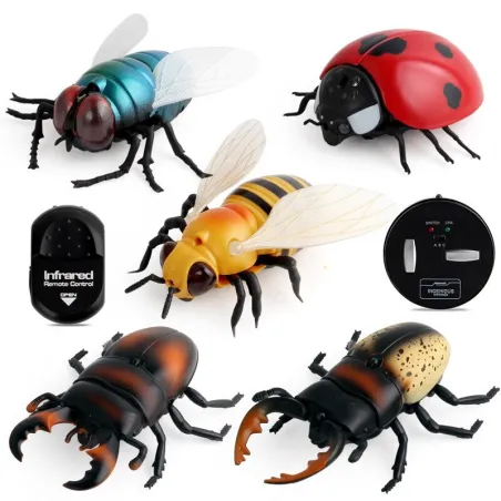 Zabawka RC na podczerwień - z pilotem - mucha - biedronka - motyl - krabRC Zabawki