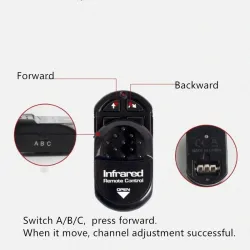 Infraröd RC-leksak - med fjärrkontroll - fluga - nyckelpiga - fjäril - krabba