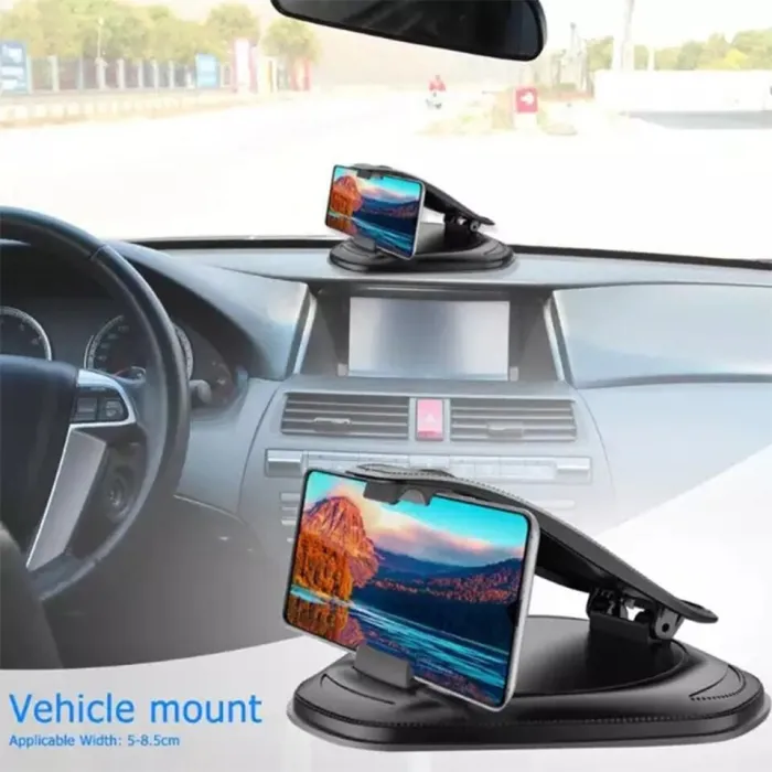 Universal car phone holder - dashboard stand - rotatable - sticky baseHolders