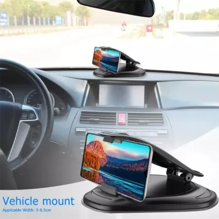 Universal car phone holder - dashboard stand - rotatable - sticky baseHolders