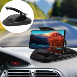 Universal car phone holder - dashboard stand - rotatable - sticky baseHolders