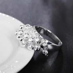 Drueperler ring - 925 sterling sølv