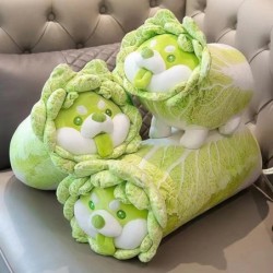 Grünkohlhund - weiches Kissen - Spielzeug