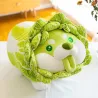 Animales de peluchePerro col verde - almohada suave - juguete