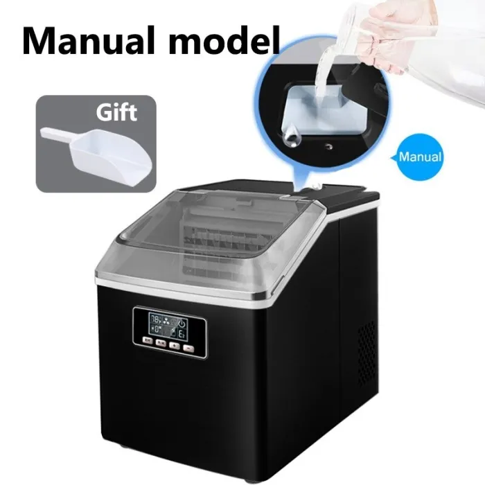 Máquina automática de cubos de gelo - painel inglês - 25 kgs / 24H