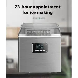 Automatic ice cubes maker - English panel - 25 kgs / 24HBar supply