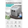 Automatic ice cubes maker - English panel - 25 kgs / 24HBar supply