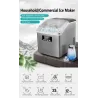 Automatic ice cubes maker - English panel - 25 kgs / 24HBar supply