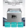 Automatic ice cubes maker - English panel - 25 kgs / 24HBar supply