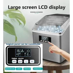 Automatic ice cubes maker - English panel - 25 kgs / 24HBar supply
