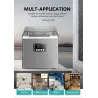 Automatic ice cubes maker - English panel - 25 kgs / 24HBar supply