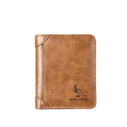 Portafoglio alla moda - porta carte di credito - RFID antifurto - pieghevole - vera pelle