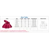 RopaVestido de niña elegante - un hombro descubierto - cremallera - doble lazo