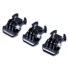 Hurtigfestespenne - flatt feste - adapter - for GoPro Hero 4 3 Xiaomi Yi SJCAM - 3 stk.