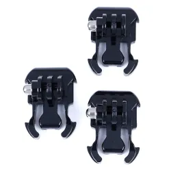 Quick release buckle - flat mount - adapter - for GoPro Hero 4 3 Xiaomi Yi SJCAM - 3 piecesMounts
