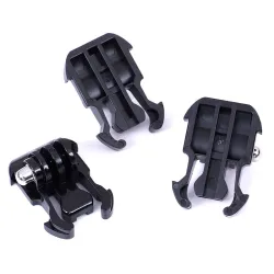 Quick release spænde - flad montering - adapter - til GoPro Hero 4 3 Xiaomi Yi SJCAM - 3 stk.