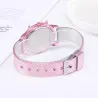 GENEVA - moderiktig Quartz-klocka - romerska siffror - läderarmband