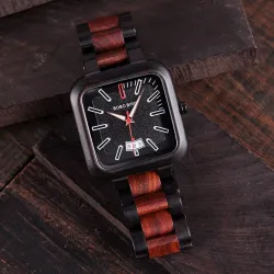 BOBO BIRD - montre pour homme en bois - Quartz - avec boîte