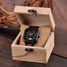 BOBO BIRD - herreklokke i tre - Quartz - med boks