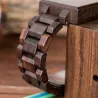 BOBO BIRD - élégante montre carrée en bois - Quartz