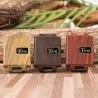 BOBO BIRD - élégante montre carrée en bois - Quartz