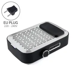Trådløs spikerstøvsamler - sterkt sug - med gjenbrukbart filter - 2000mAh batteri - 80W