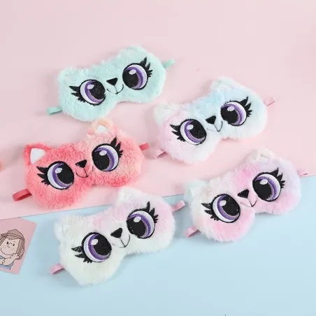 Plyschögonmask - sovmask - panda - kanin - björn