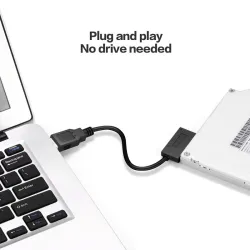 USB 2.0 - 3.0 na mini Sata II 7+6 13Pin - przejściówka - kabel - do laptopa CD/DVD ROM Slimline DriveKable
