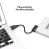 CablesUSB 2.0 - 3.0 a mini Sata II 7+6 13Pin - adaptador - cable - para portátil CD/DVD ROM Slimline Drive